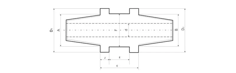 Box-Box Adapter For DTH Rig Drilling Pipe